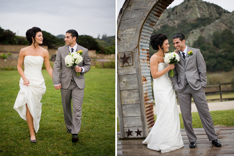 San Luis Obispo wedding photographer captured this bride and groom on their wedding day