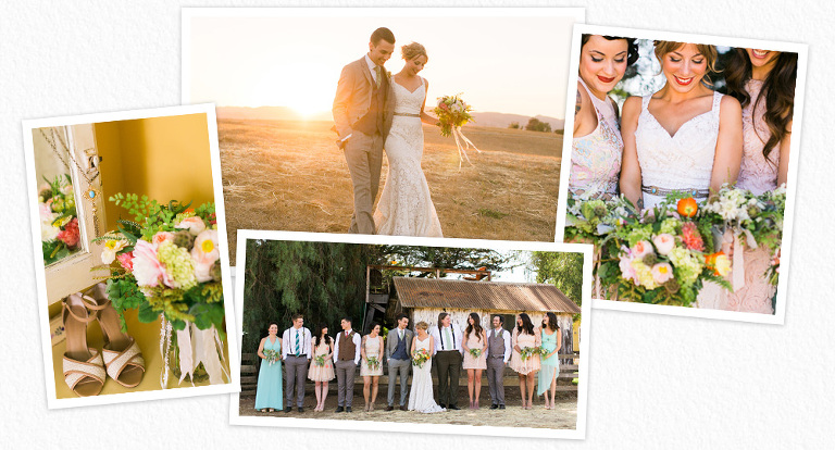 Stephanie and Aaron's Flying Caballos Ranch wedding photographs, taken by San Luis Obispo wedding photographer Jen Rodriguez. 