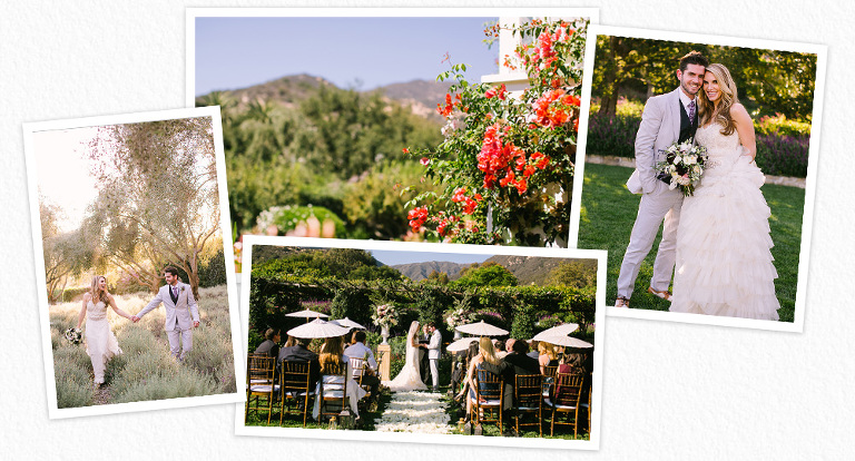 San Ysidro Ranch wedding photographs 