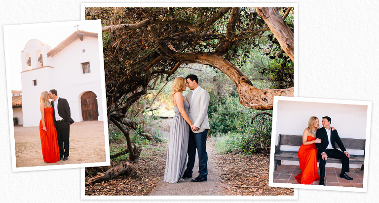 Julia and Alex's Santa Barbara engagement photographs by Jen Rodriguez. 