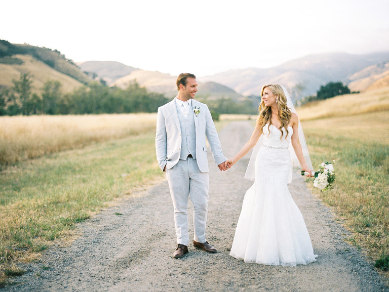 Romantic Ranch wedding in San Luis Obispo : Christine and Brent