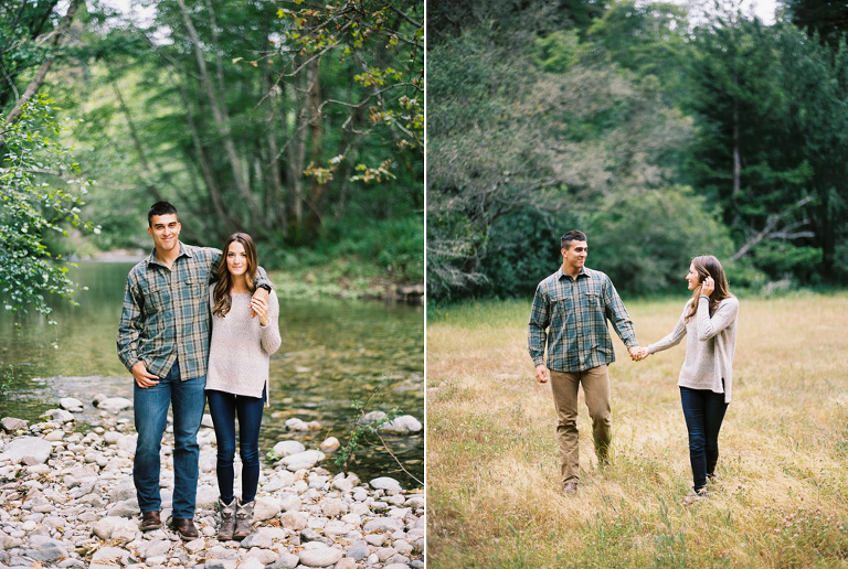 Outdoor engagement session 