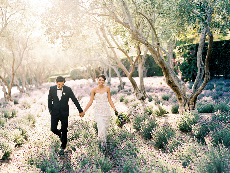 Black tie garden wedding at San Ysidro Ranch with Joy Proctor Design