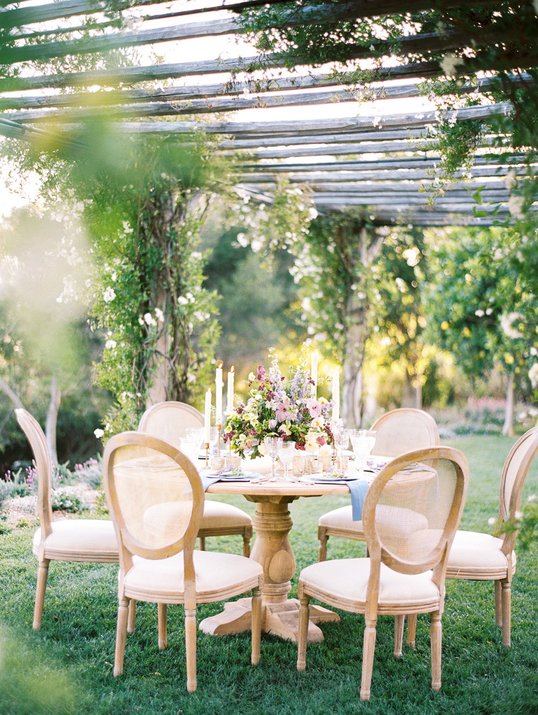luxury Montecito wedding at SYR in the upper lawn 