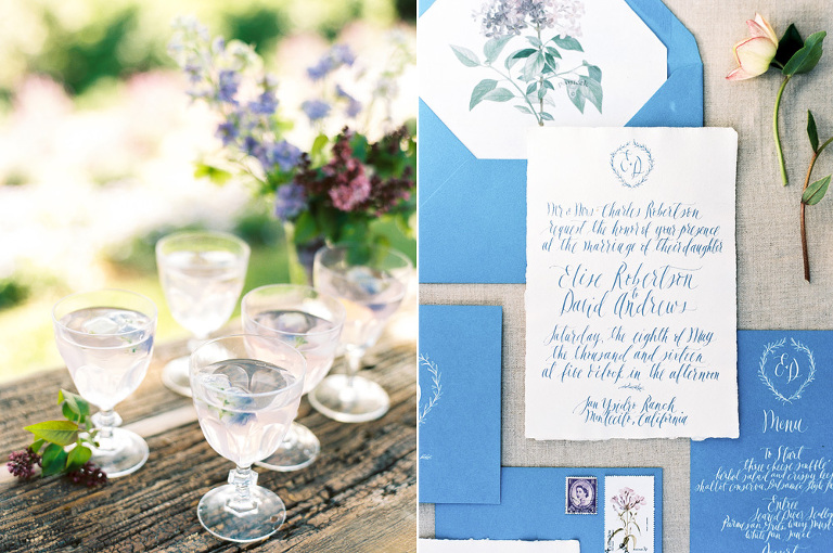 Wedding stationary by Layers of Loveliness 