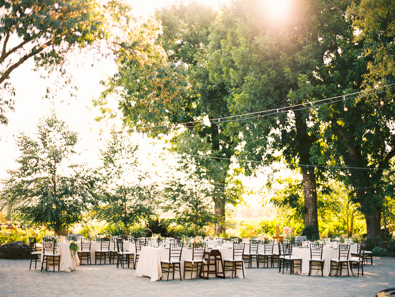 Reception space at Kunde Estate Winery designed by Alicia K Designs 