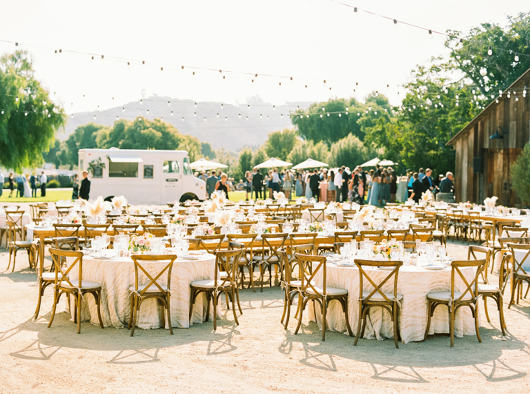 Reception at Greengate Ranch with Negranti Creamery's Ice Cream Truck