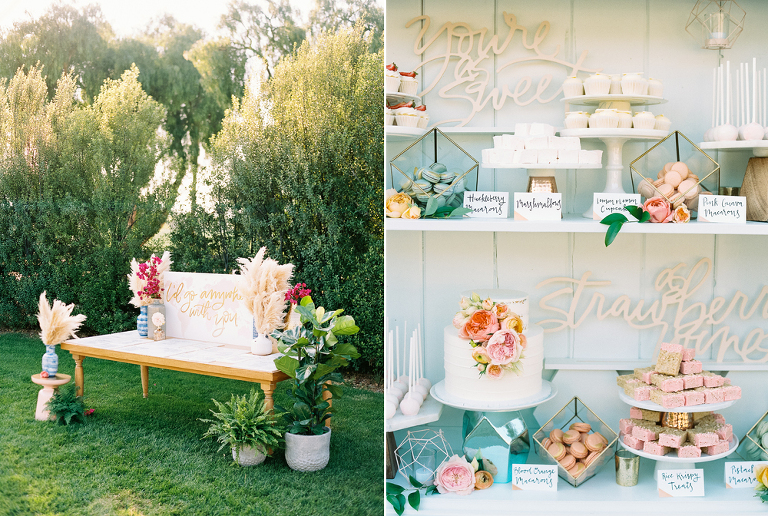 Dessert display by Paper Cake Events 